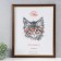 Photo frame plastic 40x50 cm, (plastic screen) K203-Brown-40-50