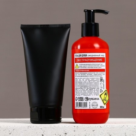 Set "for any fire case", shower gel, 300 ml and shaving gel, 110 ml-3