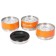 Airline thermos, lunch box for food with a handle, stainless steel 304, 3 containers, 2.1 l