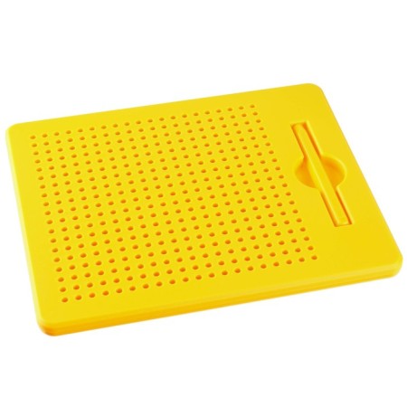 Tablet Training "Magnetic Drawing: Leo and Tig", 380 holes, yellow color-1