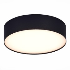 Ceiling lamp ST LUCE. ST606.432.27. 1x27 W, LED, 3000K, 2430 LM, 22x22x5.5 cm, black color