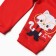 Pants children, red color, height 68 cm