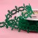 New Year! Decorative curly tape "Snowflakes", 25 mm, 9 ± 0.5 m, green color