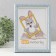 Photo frame Plastic "Vintage" 15x21 cm, blue