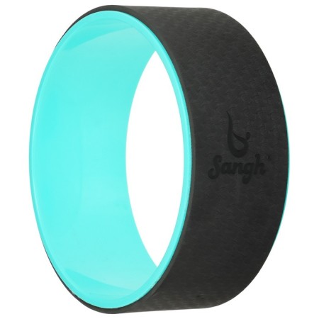 Sangh yoga “Lotus”, 33 × 13 cm, mint/black color