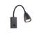Wall lamp GU10, 1x3W, 6x24 cm, black color