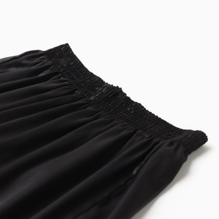 Female pajamas (shirt, trousers) kaftan "strip", black, size 48-50-8