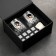 The set "impenetrable. Best", black, 2 glasses 200 ml, 8 stones for whiskey, bag
