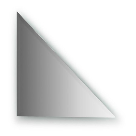 Mirror tiles with fake 15 mm, triangle 40 x 40 cm, silver EvoForm
