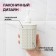 Lapal dispenser "Knitting", 500 ml, color white rattan