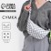 Women's bag over the shoulder, gray color 30*14*10 cm