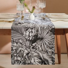 Palm Leaves 40x149 cm track, 100% cotton, sarzha 190 g/m2