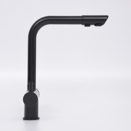 Kitchen mixer Wasserkraft A8367, double -leaf, with access to drinking, black-5