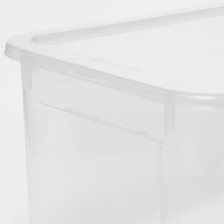 Storage box with the Crystal XS Plus lid, 16 l, 38.9 × 27.5 × 21.5 cm, the color is transparent-3