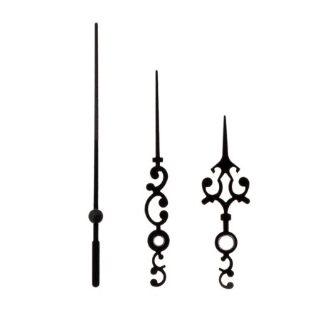A set of 3 shooters for hours 52/69/77 mm, packing 10 pcs, black
