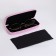 Case for glasses on the cracker, length 15 cm, pink color