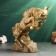 Figure "Bull on Stone" 21x25x9cm, bronze