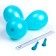 Shar Latex 5 ", pastel, set of 100 pcs., Sea blue color