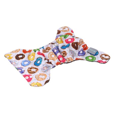 Panties-scammer, reusable, carbon-bamboo fabric, "donuts", from 0-12 months.-5