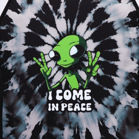 Buscques School Textile "Alien", 38x14x27 cm, black color-3