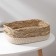 Basket for storage laid handmade Daulaan "Rita", 28 × 18 × 9 cm, brown color