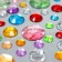 Plastic "Gems" mix 23x9.5 cm