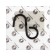 Railing hook is non -removable, the color is matte black