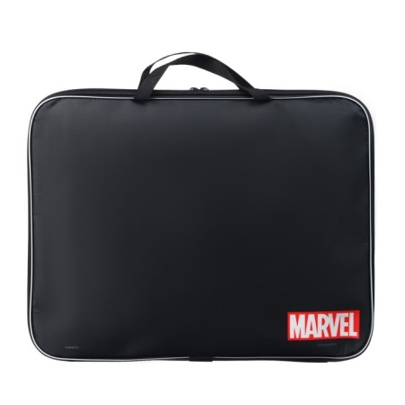 A3, 470x350x20 mm with handles, textile, Avengers folder and drawings.-5