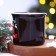 New Year! New Year's ceramic mug "Huge Good luck", 450 ml, black color