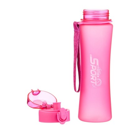 Water bottle, 600 ml, Sport, 600 ml, with a drinker, pink-3