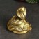 Figure "Snake of a cobra on a bag" 9.5x8.5x8.5cm, bronze with gilding