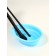 Bath - a rug for cleaning brushes, 15 × 11 cm, color mix