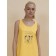 Female dress, size l, yellow color