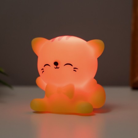 Nightnik "Happy Cat" 2W Led Lr44 yellow 3.5x4x4cm-1