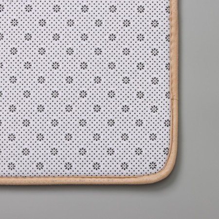 Bathroom mat with the memory effect of Savanna Memory Foam, 50 × 80 cm, beige color-3