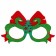 Carnival glasses "Snake", with rhinestones