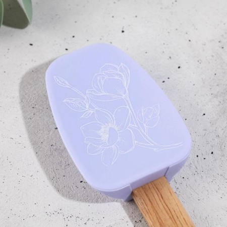 Silicone blade "White Night" on a mold substrate, 11.5 × 28 cm-3
