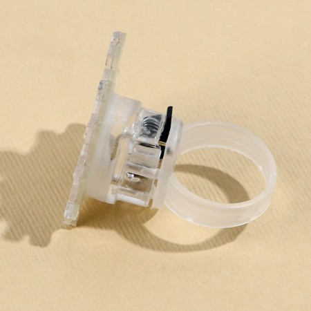 Children's ring with a spark on Halloween "Web", dimensionless.-1