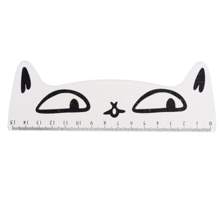 Wooden line 15 cm Devente Cat, curly (barcode), mix x 4 colors, cardboard box-5