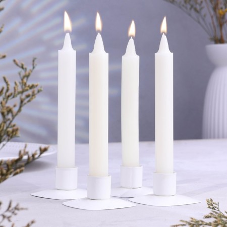 Set of executive candles, 2x15.5 cm, 5 hours, 42 g, 4 pieces-1