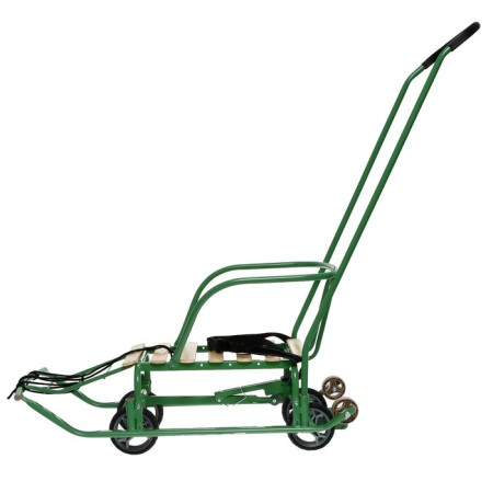 Sled "Timka 5 station wagon", olive color-1