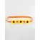Carnival set "Clear Sun": rim, belt, ribbons, yellow-orange