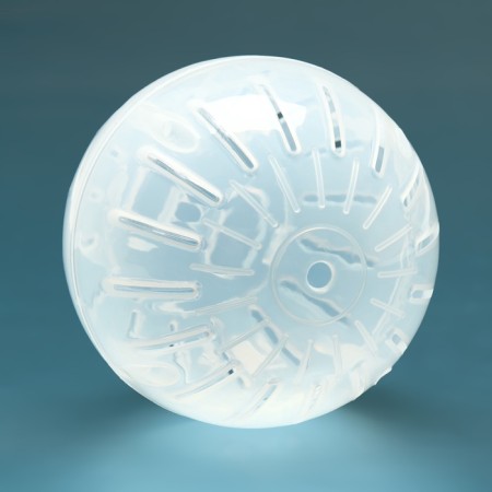 A ball for rodents 10 cm, transparent-5