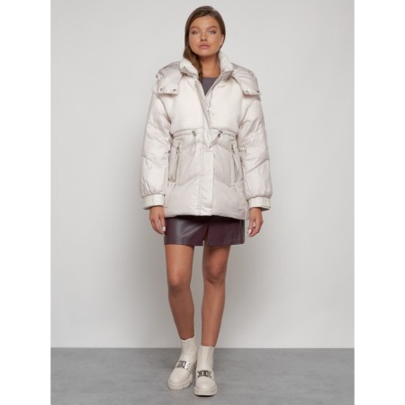 Winter jacket, size 46, beige color
