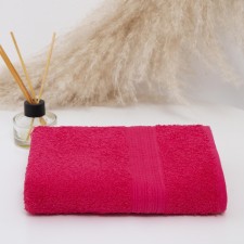 Trick towel 70x140 cm, raspberry color, 440 g/m2, cotton 100%