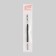 Acryl-gel brush, petal, 18 cm, d-5 × 17 mm, black/silver color