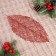 Decor shine "Birch sheet" 14x28 cm, mix