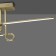 Ceiling chandelier Mantra Cinto, LED, 1600LM, 3000K, 960x85x360 mm, antique bronze color