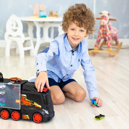 Auto -Vorot Case Givito "My City", with cars, black color, 60 cm-4
