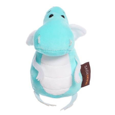 Soft toy "Dragon", white-and-white tummy, 13 cm-4